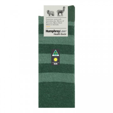 Fine Merino Baby Alpaca Blend Health Sock | Hunter Green